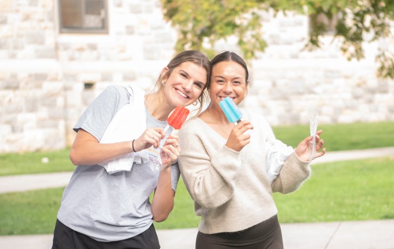 Students at a recent First-Year Experiences event for transfers. Photo by Ashley Wynn for Virginia Tech.